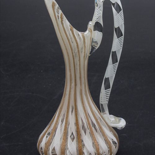 Miniaturkrugväschen / A miniature glass vase, Murano, Aureljano & Toso, um 1915 &hellip;