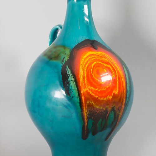 Große Keramikvase / A large ceramic vase, Hutschenreuther, Selb, 1970er Jahre Ma&hellip;