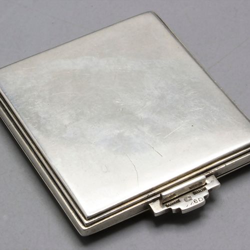 Art Déco Puderdose / A silver powder compact, Georg Jensen, Denmark, nach 1933 M&hellip;