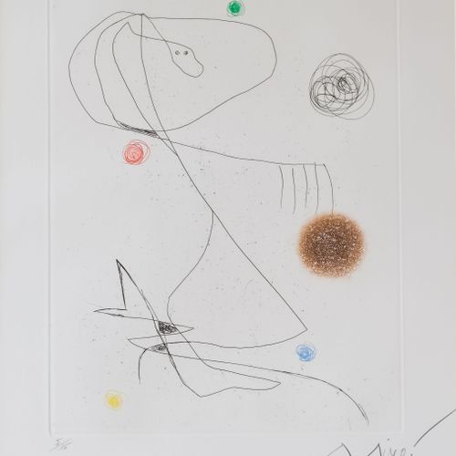 Incertitude prolongée aus Hommage à Lazzaro Joan Miró (1893 Barcelona - 1983 Pal&hellip;