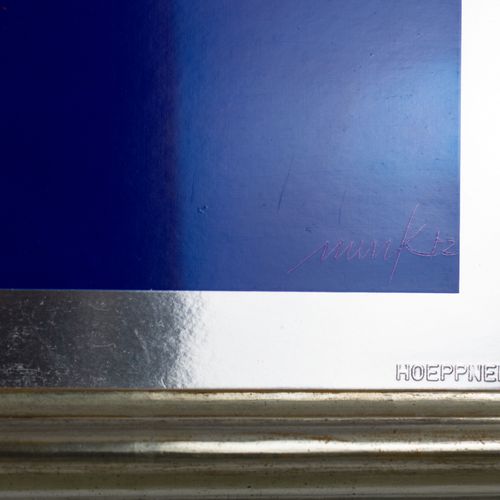 Flügelbild Flügelbild, screen print in colours and metal embossing on aluminum c&hellip;