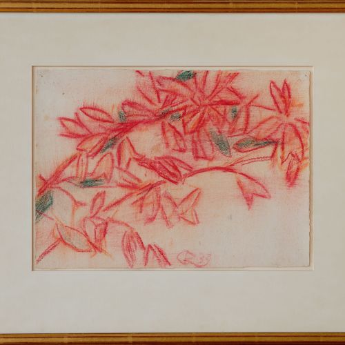 Rote Blüten Christian Rohlfs (1849 Niendorf - 1938 Hagen)
Fleurs rouges, craies &hellip;