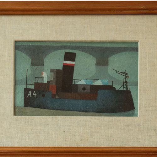 Parnicer A4 Vlastimil Benes (1919 布拉格 - 1981 同上) (F)
"Parnice A4"，硬板油画，19 cm x 2&hellip;