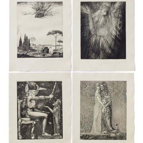 20.-tlg. Mappe Samson Zyklus 
Ernst Fuchs (1930 Viena - 2015 ibíd.) (F)

Carpeta&hellip;