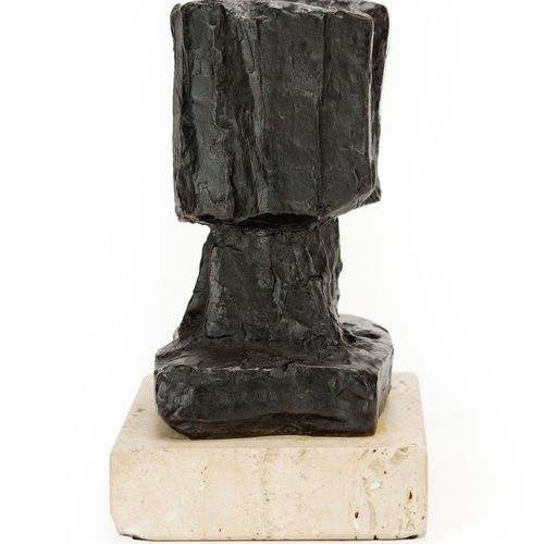 Kopf Fritz Wotruba (1907 Vienna - 1975 ibid.)
'Head', 1958, bronzo, patina nera,&hellip;