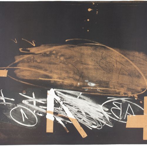 A effacé Antoni Tàpies (1923 Barcelona - 2012 ibid) (F) A effacé, lithograph in &hellip;