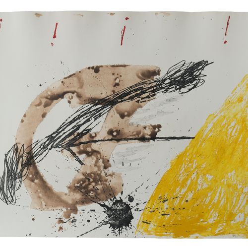 2-tlg., Ohne Titel Antoni Tàpies (1923 Barcelona - 2012 ibid) (F) 2 works, Untit&hellip;