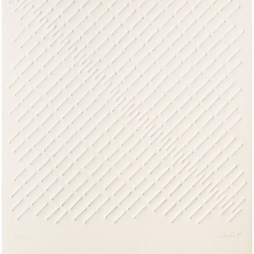 Nagelkomposition Günther Uecker (1930 Wendorf) (F)
钉子构图，手工纸压印，60 cm x 49.5 cm纸张尺&hellip;