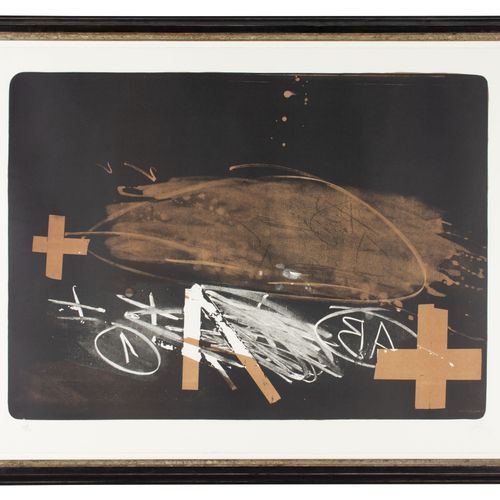 A effacé Antoni Tàpies (1923 Barcelona - 2012 ibid.) (F)
'A effacé', 彩色石版画，手工纸，1&hellip;