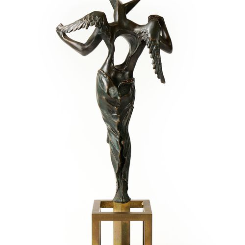 Surrealistischer Engel 萨尔瓦多-达利（1904年Figueres/西班牙-1989年同上）（F）
 《超现实主义天使》，1984年，青铜&hellip;
