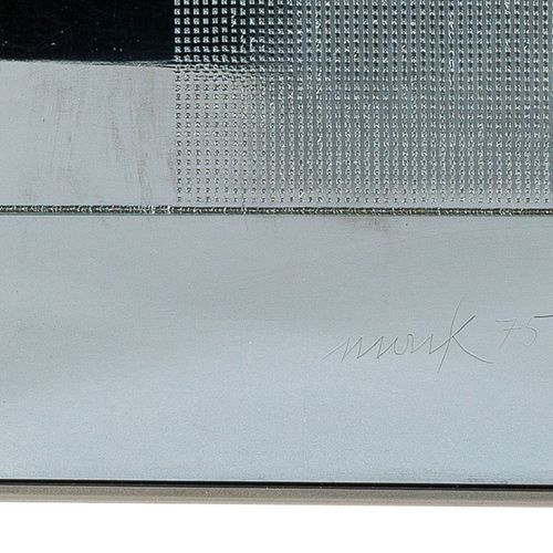 Heinz Mack (1931 Lollar) (F) 
Heinz Mack (1931 Lollar) (F)
镀铬浮雕，镀铬锌板，原印刷板，28 cm &hellip;
