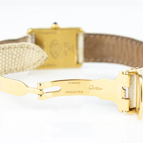 CARTIER 
Cartier
'Tank Vermeil' ladies wrist watch, limited edition 'LC' to comm&hellip;