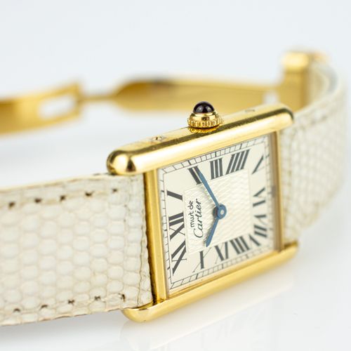 CARTIER 
Cartier
'Tank Vermeil' ladies wrist watch, limited edition 'LC' to comm&hellip;