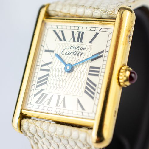 CARTIER 
Cartier
'Tank Vermeil' ladies wrist watch, limited edition 'LC' to comm&hellip;