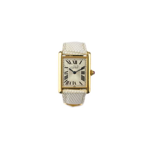 CARTIER 
Cartier
'Tank Vermeil' ladies wrist watch, limited edition 'LC' to comm&hellip;