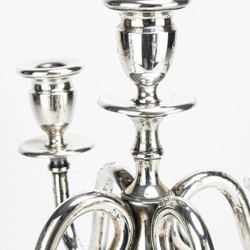 Paar Tischleuchter 
Coppia di candelieri da tavolo
2 pezzi, A. Caruso, Italia, P&hellip;