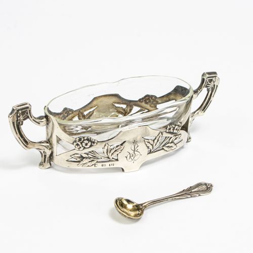 Konvolut Jugendstillöffel und Serviettenringe 
Art Nouveau spoon and napkin ring&hellip;