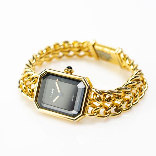 CHANEL 
Chanel
'Première' ladies wrist watch , 1987, quartz, ref. H 0001, case s&hellip;