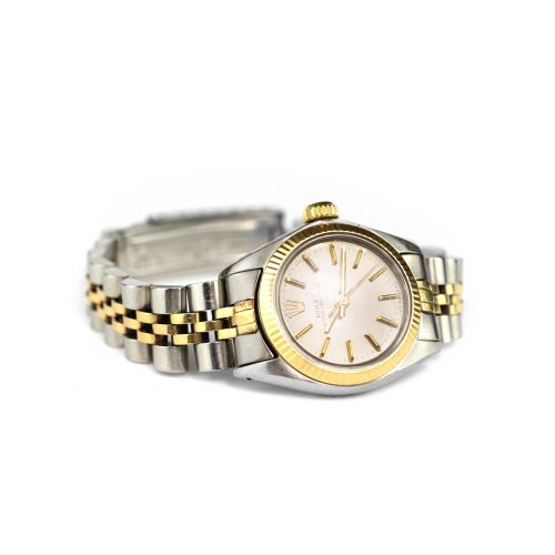 ROLEX 
Rolex
'Oyster Perpetual' ladies' wristwatch, automatic, case steel and go&hellip;