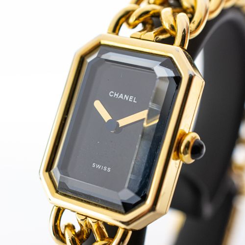 CHANEL 
Chanel
'Première' Damenarmbanduhr, 1987, Quarz, Ref. H 0001, Gehäuse Sta&hellip;