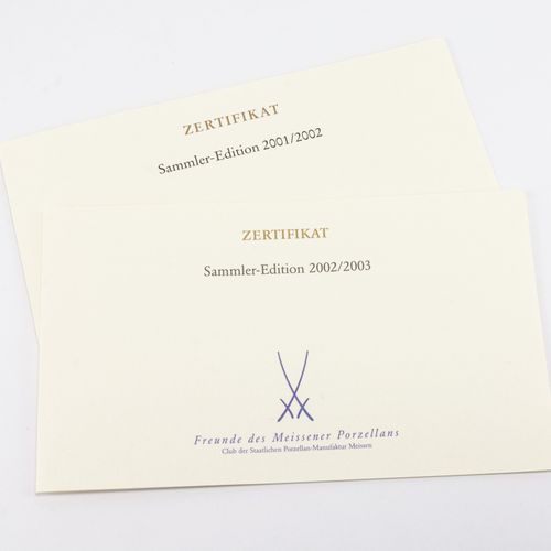 Konvolut Porzellanteile 'Sammler-Edition' 
瓷器作品 "收藏版 "
3件套。迈森，2000-2003，模型设计：J.I&hellip;