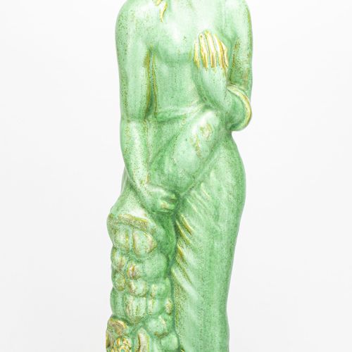 Jugendstil Frauenfigur 
Figurine féminine Art Nouveau
vers 1920, céramique, émai&hellip;