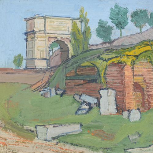 ? CLAUDE MAURICE ROGERS (BRITISH 1907-1979), RUINS IN PROVENCE λ CLAUDE MAURICE &hellip;