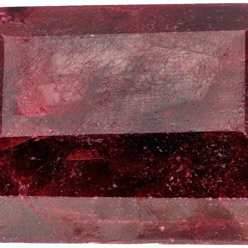 GLI Certified Natural Ruby Gemstone 356.000 ct. Taille : Rectangulaire étagé, Co&hellip;
