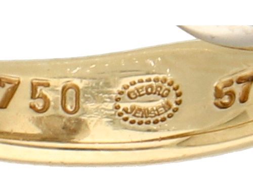 No Reserve - Georg Jensen 18K bicolor gold Fusion ring. Trois anneaux qui s'embo&hellip;
