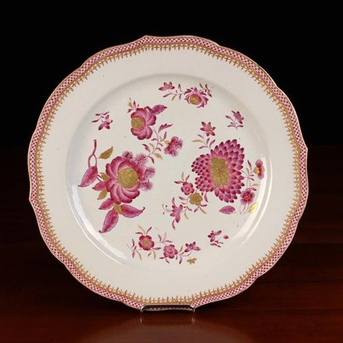 Null A Large Qianlong Famille Rose Charger. The centre panel decorated with spra&hellip;
