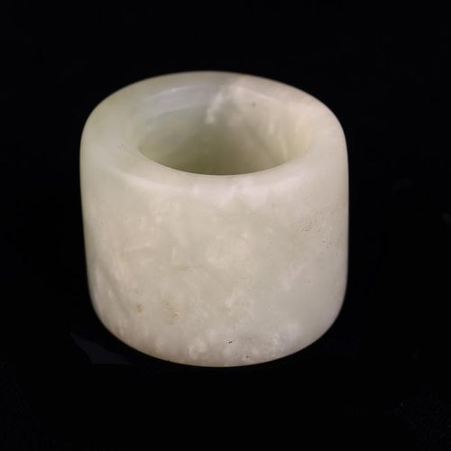 Null A Qing Dynasty Celadon Jade Archer's Ring.