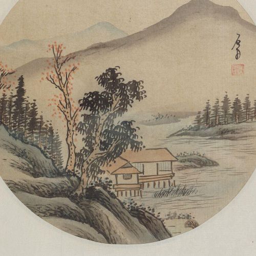 PAIR OF CHINESE REPUBLICAN PAINTINGS ON SILK PAIR OF CHINESE REPUBLICAN PAINTING&hellip;