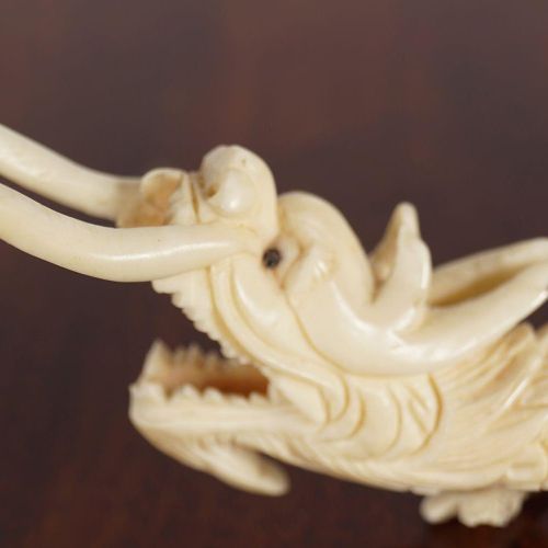 CHINESE IVORY DRAGON 中国象牙龙 中国象牙龙。高6厘米；长14厘米