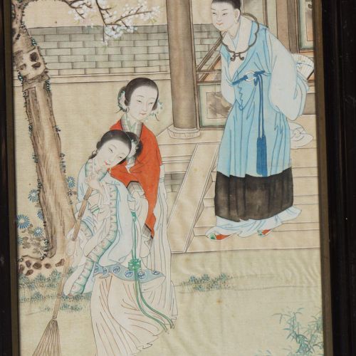 CHINESE REPUBLICAN PAINTING ON SILK CHINESE REPUBLICAN PAINTING ON SILK Figures &hellip;