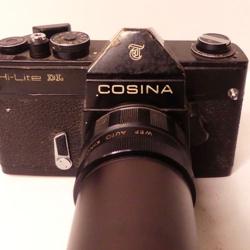 科西纳，Hi lite DL相机，Pentor长焦镜头，400mm焦距（L40）。