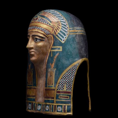 Null Ptolemaic Period, Ca. 332-30 BC.
An ancient Egyptian cartonnage mask of tim&hellip;