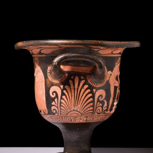 STUNNING APULIAN RED-FIGURE BELL KRATER Ca. 400-300 BC.
A beautiful red-figure t&hellip;