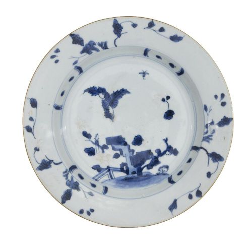 Null A Chinese porcelain plate excavated from the Nanking cargo, 18th century, p&hellip;