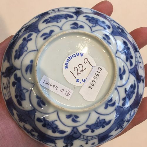 Null Un groupe d'assiettes et de soucoupes en porcelaine d'exportation chinoise,&hellip;