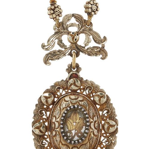 Null Collar de oro, Goa, suroeste de la India, finales del siglo XVII, el colgan&hellip;