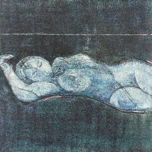 Null Balraj Khanna（印度人，1940年生），《无题》，布面油画，右下角有签名 "Balraj "和日期 "72"，60 x 60厘米。

出处&hellip;