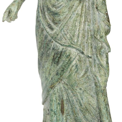 Null Hellenistische Bronzestatue der Isis Fortuna, 1. Jh. V. Chr., die Göttin st&hellip;