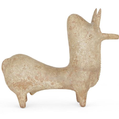 Null Un toro in ceramica in stile Amlash, Iran, Non antico, 36 x 28 cm. Alto



&hellip;