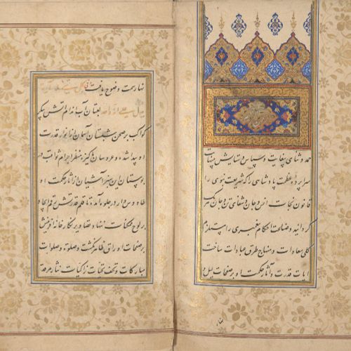 Null 来自重要私人收藏的财产



一部署名为Baba Shah Isfhani的不明文字，萨法维波斯，16世纪下半叶，抛光纸上的波斯手稿，23页加上8页绒&hellip;