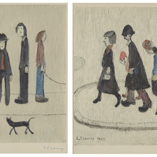 Null Laurence Stephen Lowry RBA RA, 

British b.1887- 



The Family and Three M&hellip;