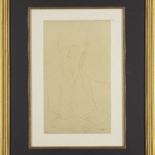 Null Nach Amedeo Modigliani, 

Italiener 1884-1920-



Porträt von Roger Dutille&hellip;