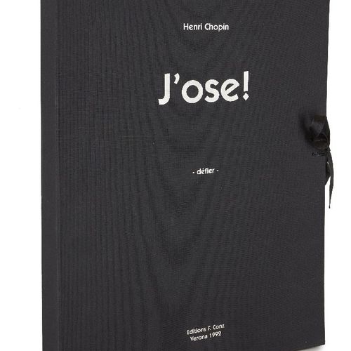Null Henri Chopin, 

French 1922-2008- 



J'ose!, 1992; 



the complete portfo&hellip;