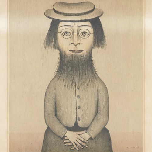 Null Laurence Stephen Lowry RBA RA, britannique 1887-1976- 

Femme à la barbe, 1&hellip;