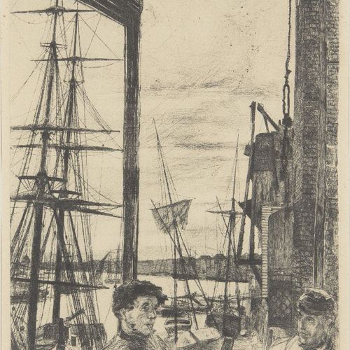 Null 詹姆斯-阿伯特-麦克尼尔-惠斯勒

美国 1834-1903-



Rotherhithe (Wapping), 1860;



织物上的蚀刻画，&hellip;