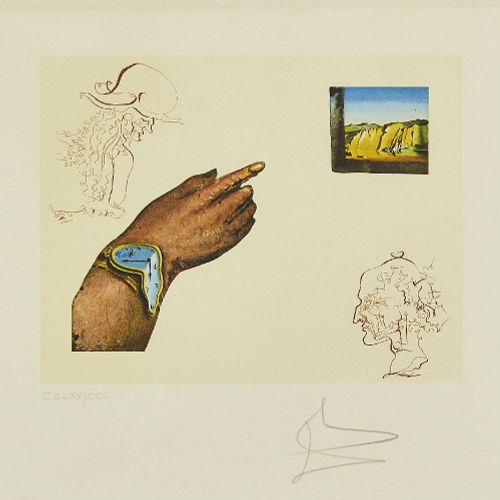 Null 萨尔瓦多-达利

西班牙 1904-1989-



生命的循环》[Field 79-1]，1977年。



全套三幅彩色蚀刻版画，用Arches &hellip;